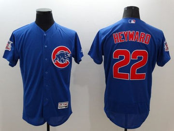 Jason Heyward Chicago Cubs blue Authentic jersey