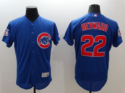 Jason Heyward Chicago Cubs blue Authentic jersey