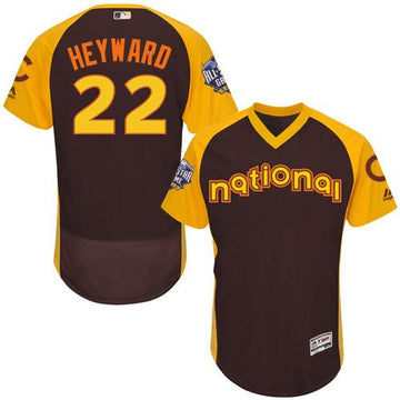 Jason Heyward Chicago Cubs brown All-Star jersey