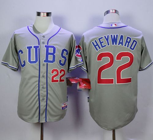 Jason Heyward Chicago Cubs grey Alternate jersey