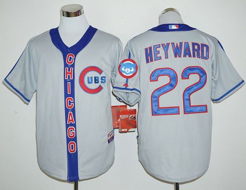 Jason Heyward Chicago Cubs grey Cooperstown jersey