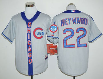 Jason Heyward Chicago Cubs grey Cooperstown jersey