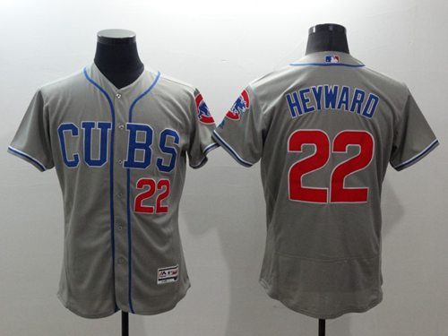 Jason Heyward Chicago Cubs grey Alternate jersey