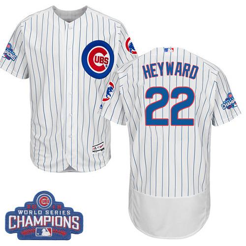 Jason Heyward Chicago Cubs white Authentic jersey