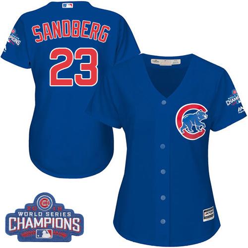 Ryne Sandberg Chicago Cubs blue Alternate jersey