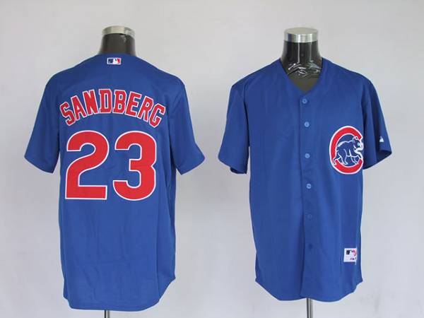 Ryne Sandberg Chicago Cubs blue jersey