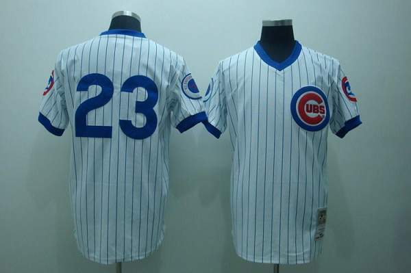 Ryne Sandberg Chicago Cubs white jersey