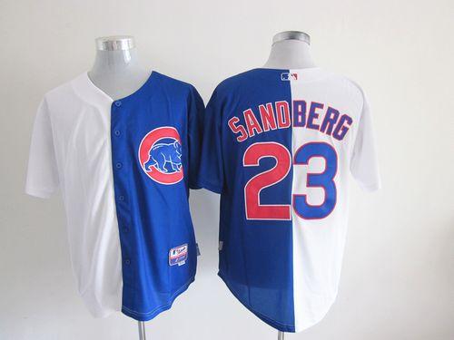 Ryne Sandberg Chicago Cubs white-blue Fashion jersey