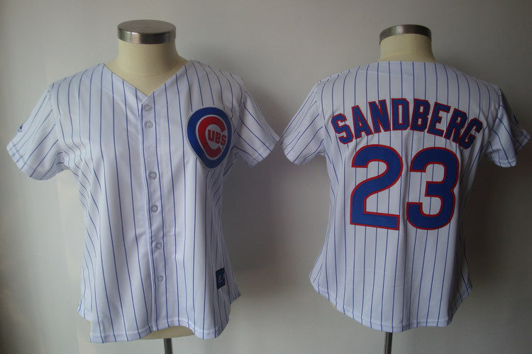 Ryne Sandberg Chicago Cubs white Fashion jersey