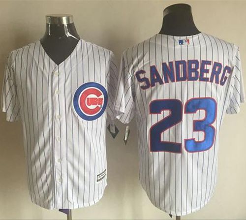 Ryne Sandberg Chicago Cubs white jersey