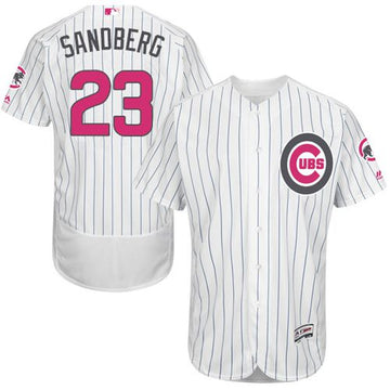 Ryne Sandberg Chicago Cubs white Authentic jersey