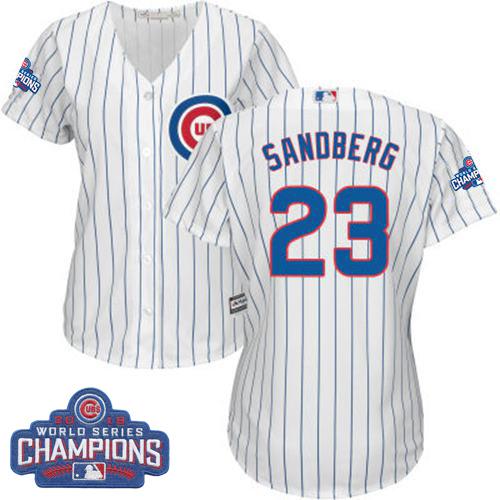 Ryne Sandberg Chicago Cubs white Home jersey
