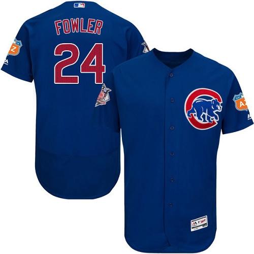 Dexter Fowler Chicago Cubs blue Authentic jersey