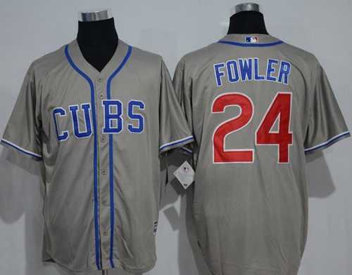 Dexter Fowler Chicago Cubs grey Alternate jersey