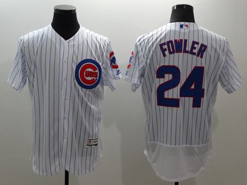 Dexter Fowler Chicago Cubs white Authentic jersey