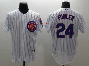 Dexter Fowler Chicago Cubs white Authentic jersey