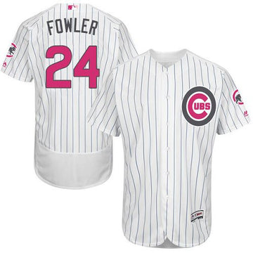 Dexter Fowler Chicago Cubs white Authentic jersey