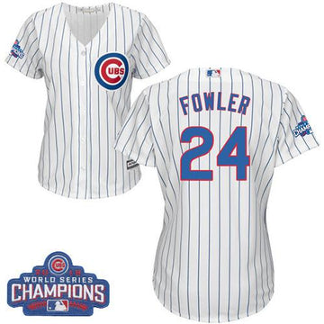 Dexter Fowler Chicago Cubs white Home jersey
