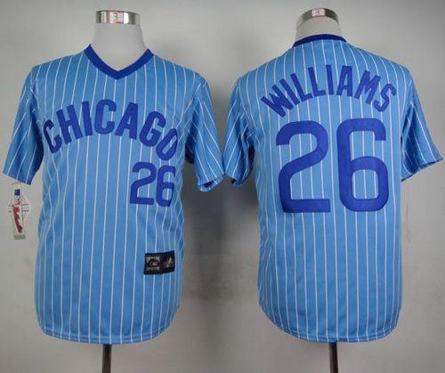 Billy Williams Chicago Cubs blue Throwback jersey