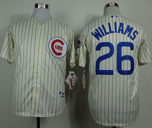 Billy Williams Chicago Cubs cream jersey