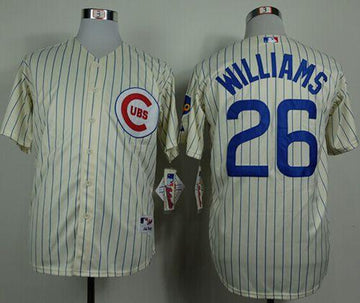 Billy Williams Chicago Cubs cream jersey