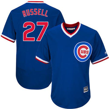 Addison Russell Chicago Cubs blue Authentic jersey