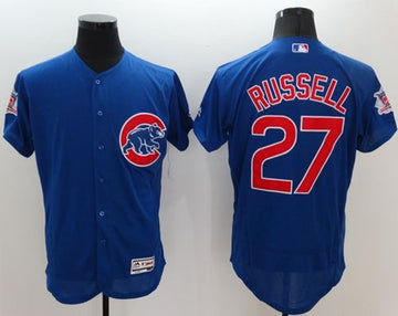 Addison Russell Chicago Cubs blue Authentic jersey