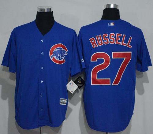 Addison Russell Chicago Cubs blue jersey