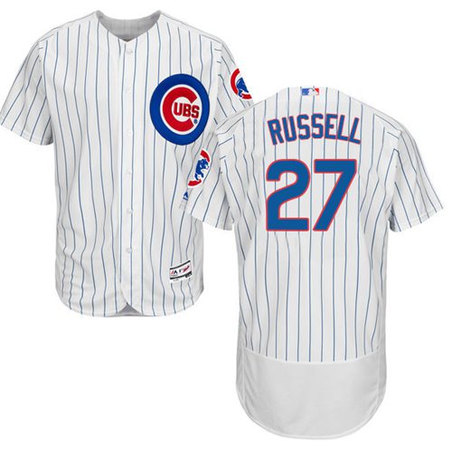 Addison Russell Chicago Cubs white Authentic jersey