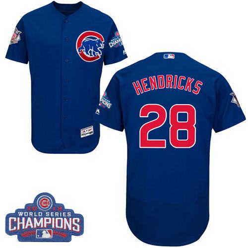 Kyle Hendricks Chicago Cubs blue Authentic jersey