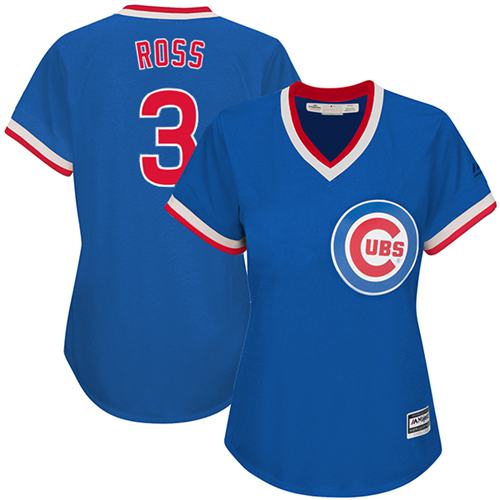 David Ross Chicago Cubs blue Cooperstown jersey