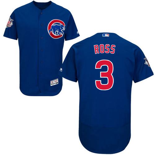 David Ross Chicago Cubs blue Authentic jersey