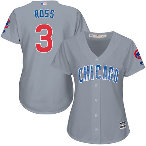David Ross Chicago Cubs grey Road jersey