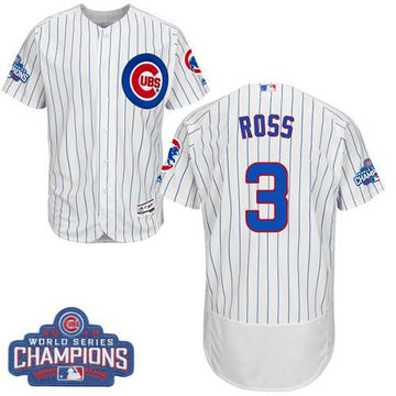 David Ross Chicago Cubs white Authentic jersey