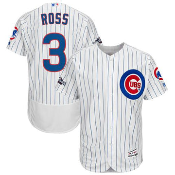 David Ross Chicago Cubs white Authentic jersey