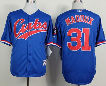 Greg Maddux Chicago Cubs blue jersey