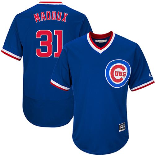 Greg Maddux Chicago Cubs blue Authentic jersey