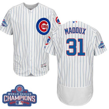 Greg Maddux Chicago Cubs white Authentic jersey