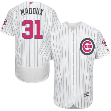 Greg Maddux Chicago Cubs white Authentic jersey