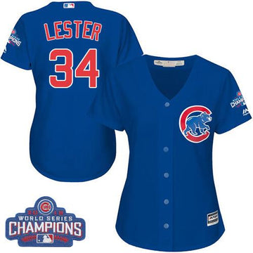 Jon Lester Chicago Cubs blue Alternate jersey
