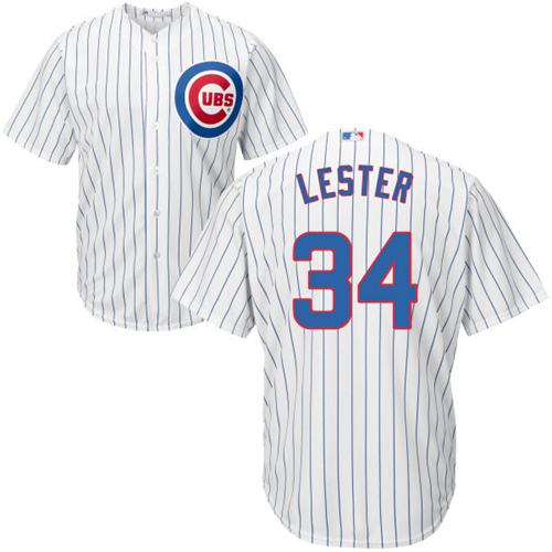 Jon Lester Chicago Cubs white Home jersey