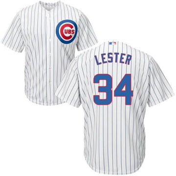 Jon Lester Chicago Cubs white Home jersey