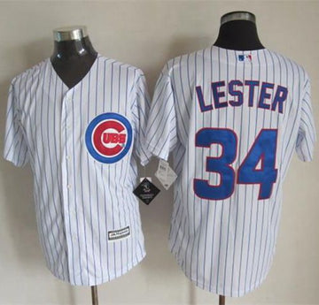 Jon Lester Chicago Cubs white jersey