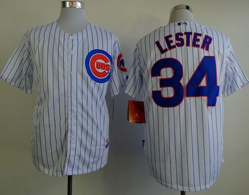 Jon Lester Chicago Cubs white jersey