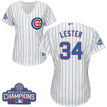 Jon Lester Chicago Cubs white Home jersey