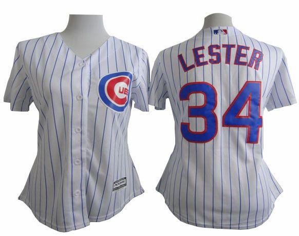 Jon Lester Chicago Cubs white Fashion jersey