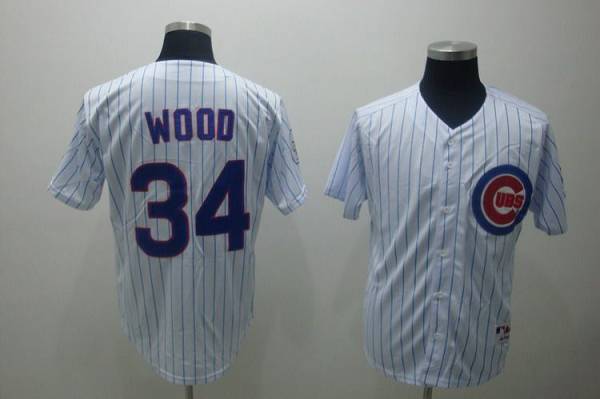 Kerry Wood Chicago Cubs white jersey