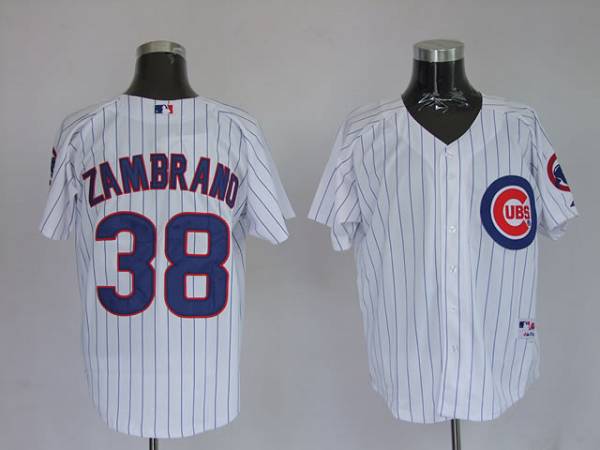 Carlos Zambrano Chicago Cubs white jersey
