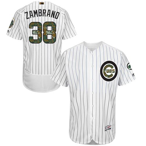 Carlos Zambrano Chicago Cubs white Authentic jersey