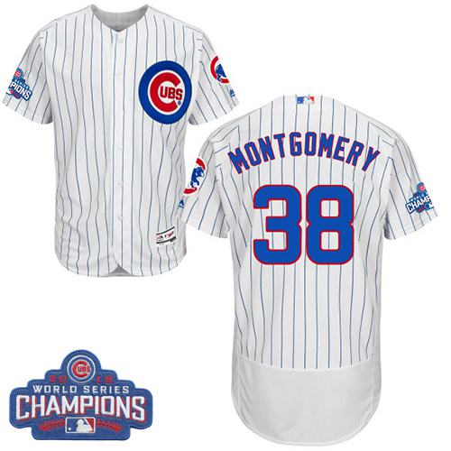 Mike Montgomery Chicago Cubs white Authentic jersey
